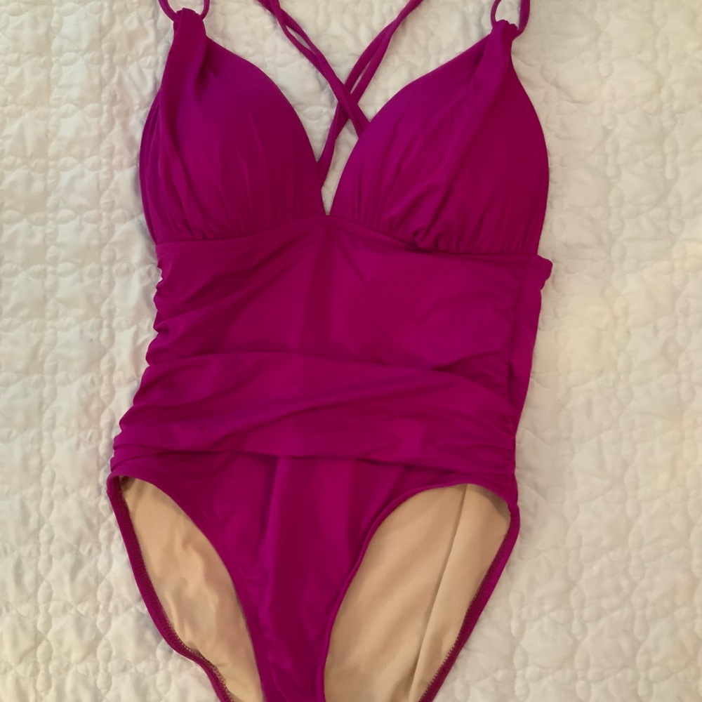 LaBlanca Gorgeous Magenta One-Piece Swimsuit